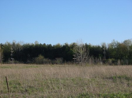 Pontiac Drive-In Theatre - Lot Now - Photo From Water Winter Wonderland (newer photo)